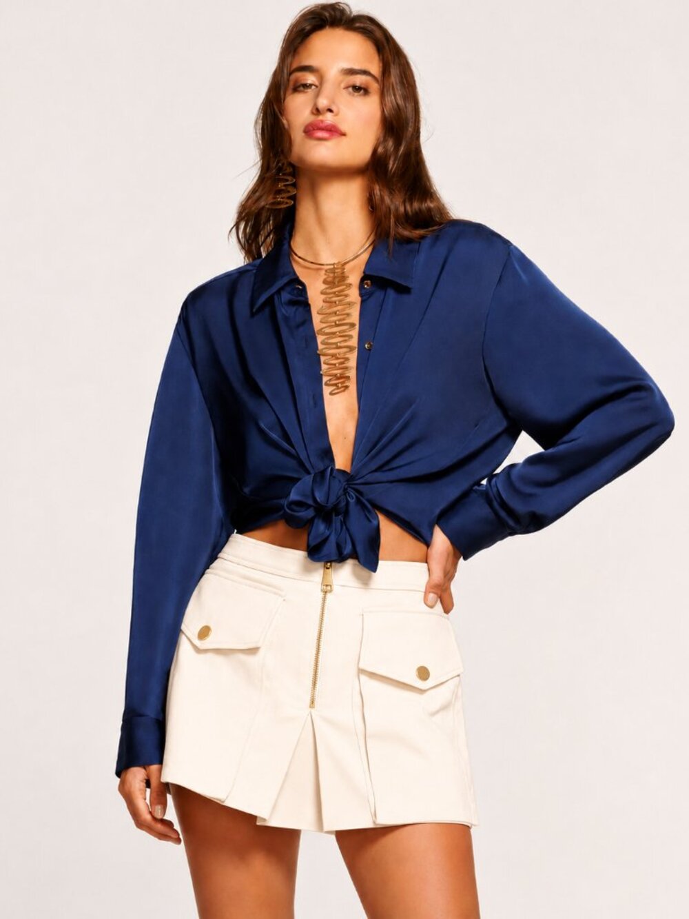 Ramy Brook Maryam Mini Skirt - Ivory